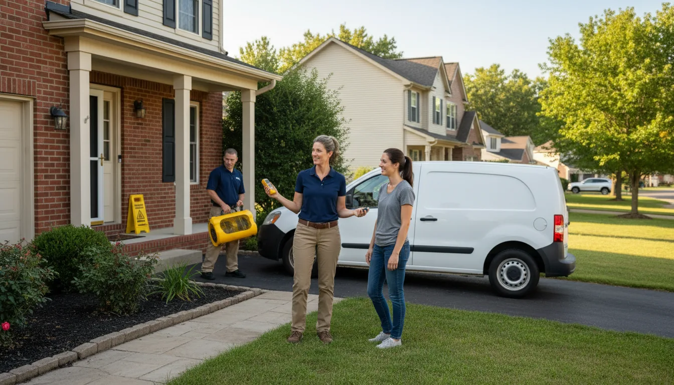 Water restoration image for Water Damage & Restoration Services in Fairhaven, MA